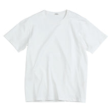 Load image into Gallery viewer, 100% cotton white solid t shirt men causal o-neck basic.