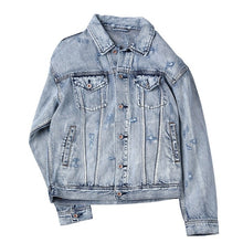 Load image into Gallery viewer, Denim Jackets Men Casual Frayed Brand Clothing