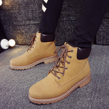 Load image into Gallery viewer, Men Ankle Boots Lace Up Anti-slip