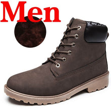 Load image into Gallery viewer, Men Ankle Boots Lace Up Anti-slip