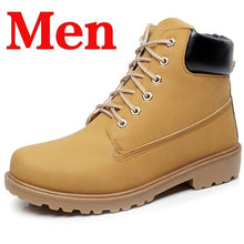 Load image into Gallery viewer, Men Ankle Boots Lace Up Anti-slip