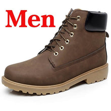 Load image into Gallery viewer, Men Ankle Boots Lace Up Anti-slip