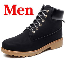 Load image into Gallery viewer, Men Ankle Boots Lace Up Anti-slip