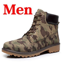 Load image into Gallery viewer, Men Ankle Boots Lace Up Anti-slip