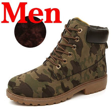 Load image into Gallery viewer, Men Ankle Boots Lace Up Anti-slip