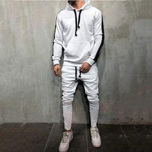 Load image into Gallery viewer, 2 Pieces Sets Tracksuit Men Hooded Sweatshirt +Drawstring Pants