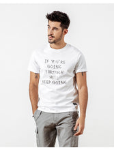 Load image into Gallery viewer, 2020 T-Shirts Men Summer Casual Slim Short Sleeve Letter Print Tops