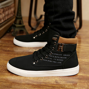 Men  boots microfiber cotton ankle boots