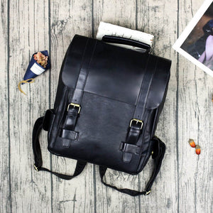 PU Leather Vintage Backpacks