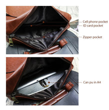 Load image into Gallery viewer, PU Leather Vintage Backpacks