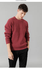 Load image into Gallery viewer, Warm sweater men casual special neck design knitwear pullovers