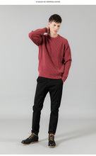 Load image into Gallery viewer, Warm sweater men casual special neck design knitwear pullovers