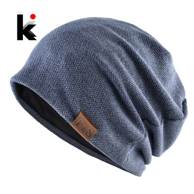 Bonnet Hat For Men And Women Knitted Solid Color Skullies Beanies