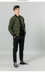 New Jacket Men Back Letter Embroidered Casual