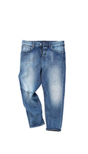 Load image into Gallery viewer, New Hole Ripped Jeans Men Straight Ankle-Length Denim Streetwear