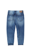 Load image into Gallery viewer, New Hole Ripped Jeans Men Straight Ankle-Length Denim Streetwear