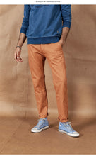 Load image into Gallery viewer, New Solid Pants Men Classical basic trousers 100% cotton