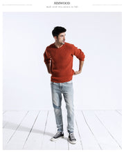 Load image into Gallery viewer, New Men&#39;s Sweater Pullover Knitted Wool Sweater