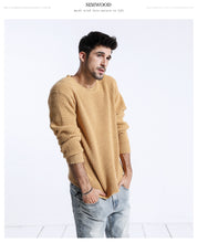 Load image into Gallery viewer, New Men&#39;s Sweater Pullover Knitted Wool Sweater