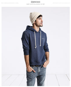 Sweatshirts men solid color casual hoodies joggers hoodie