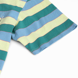 2020 Summer New Colorful Striped T-shirt Men Fashion 100% Cotton