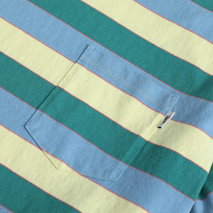 2020 Summer New Colorful Striped T-shirt Men Fashion 100% Cotton