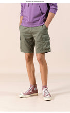 Load image into Gallery viewer, 2020 Summer New Cargo Shorts Men  100% Cotton