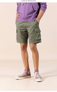 2020 Summer New Cargo Shorts Men  100% Cotton