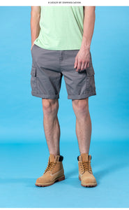 2020 Summer New Cargo Shorts Men  100% Cotton