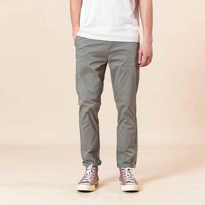 Spring Summer New Slim Fit Tapered Pants Men Classical Chinos