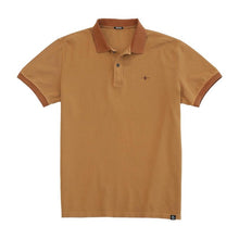 Load image into Gallery viewer, vintage aesthetic polo shirts men 220g thick garment dyed 100% cotton