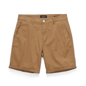 New Enzyme Washed shorts men classical knee length