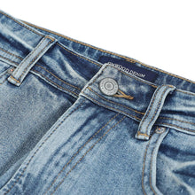 Load image into Gallery viewer, New Environmental laser washed jeans men slim fit classical denim