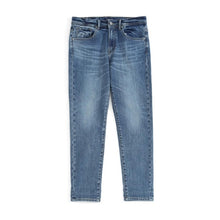 Load image into Gallery viewer, New Environmental laser washed jeans men slim fit classical denim