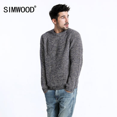 New Warm Sweater Men Fashion Heathered color Pullovers