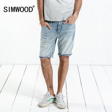 Load image into Gallery viewer, Selvage Denim Shorts Ripped Knee Length Jeans