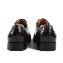 Load image into Gallery viewer, Handmade Fashion Luxury Brogue Genuine Leather Mens Derby Shoes