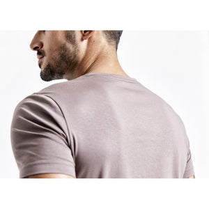 Solid Basic t shirt Men Skinny O-neck Cotton Slim Fit