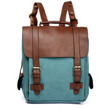 Load image into Gallery viewer, PU Leather Vintage Backpacks