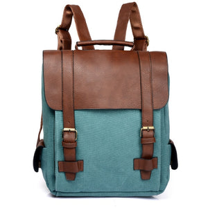 PU Leather Vintage Backpacks