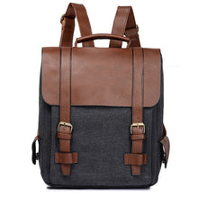 Load image into Gallery viewer, PU Leather Vintage Backpacks