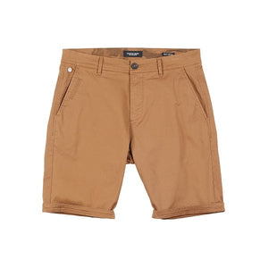 Solid Shorts Men Cotton Slim Fit Knee Length Casual.