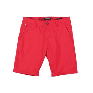 Solid Shorts Men Cotton Slim Fit Knee Length Casual.