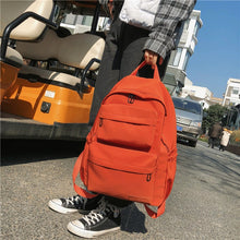 Load image into Gallery viewer, Waterproof Nylon Backpack Multi Pocket Travel Backpacks