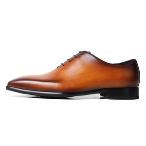 Leather Formal Dress Shoe Footwear Male Patina Zapato de Hombre