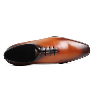 Leather Formal Dress Shoe Footwear Male Patina Zapato de Hombre